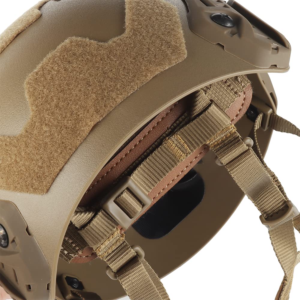 FAST SF kask taktyczny o bardzo wysokim kroju, oddychający, lekki, modułowy, do airsoftu, myśliwskiego, paintballa, wersja standardowa