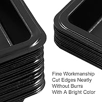 Vista 4 de Hitefu 40 mini platos de salsa de soja, platos de plástico para salsa de inmersión, plato rectangular de inmersión para sushi, platos desechables