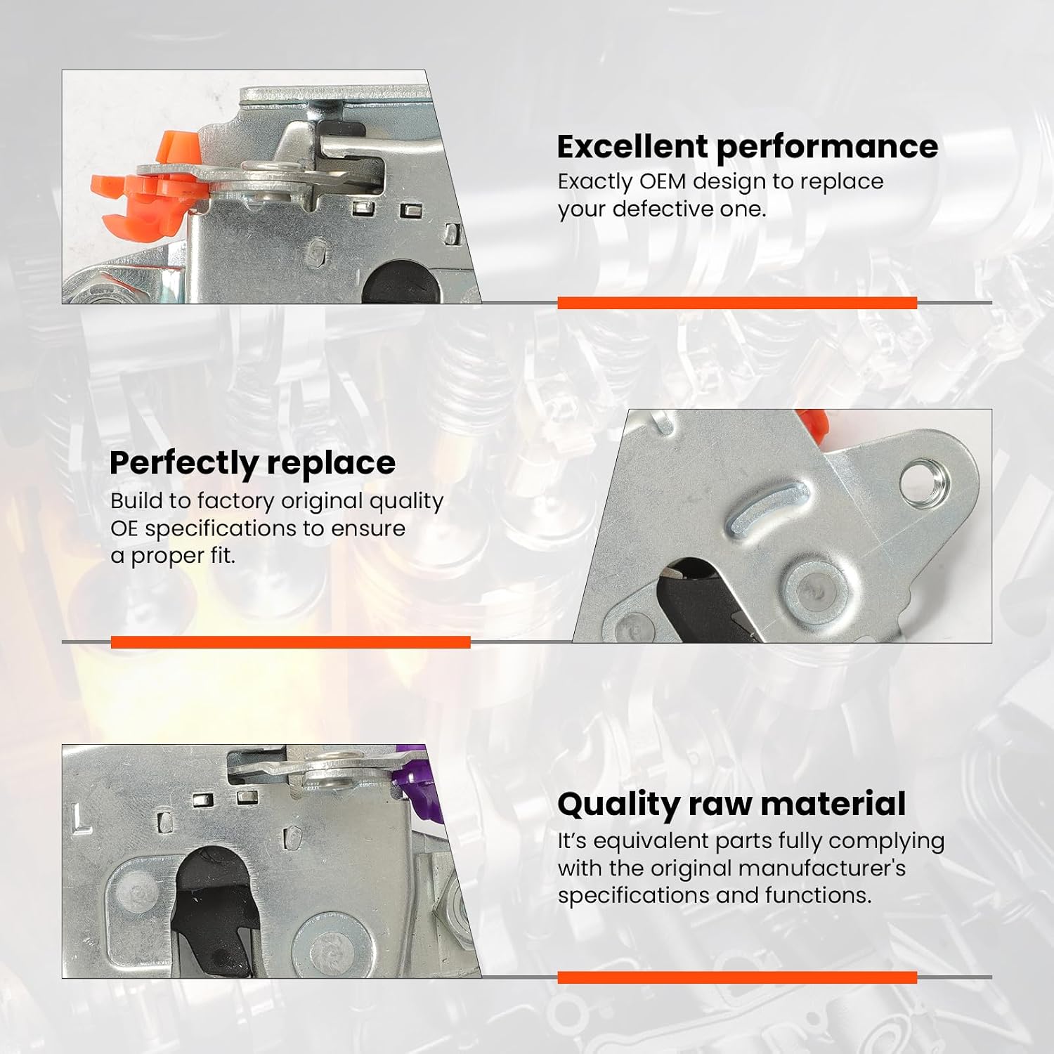 65780-0C010 Tailgate Latch Trunk Lock Kit Left and Right Side | Fit for 2000-2006 Tundra Truck Tailgate Lock & Assist, Replace 65790-0C010