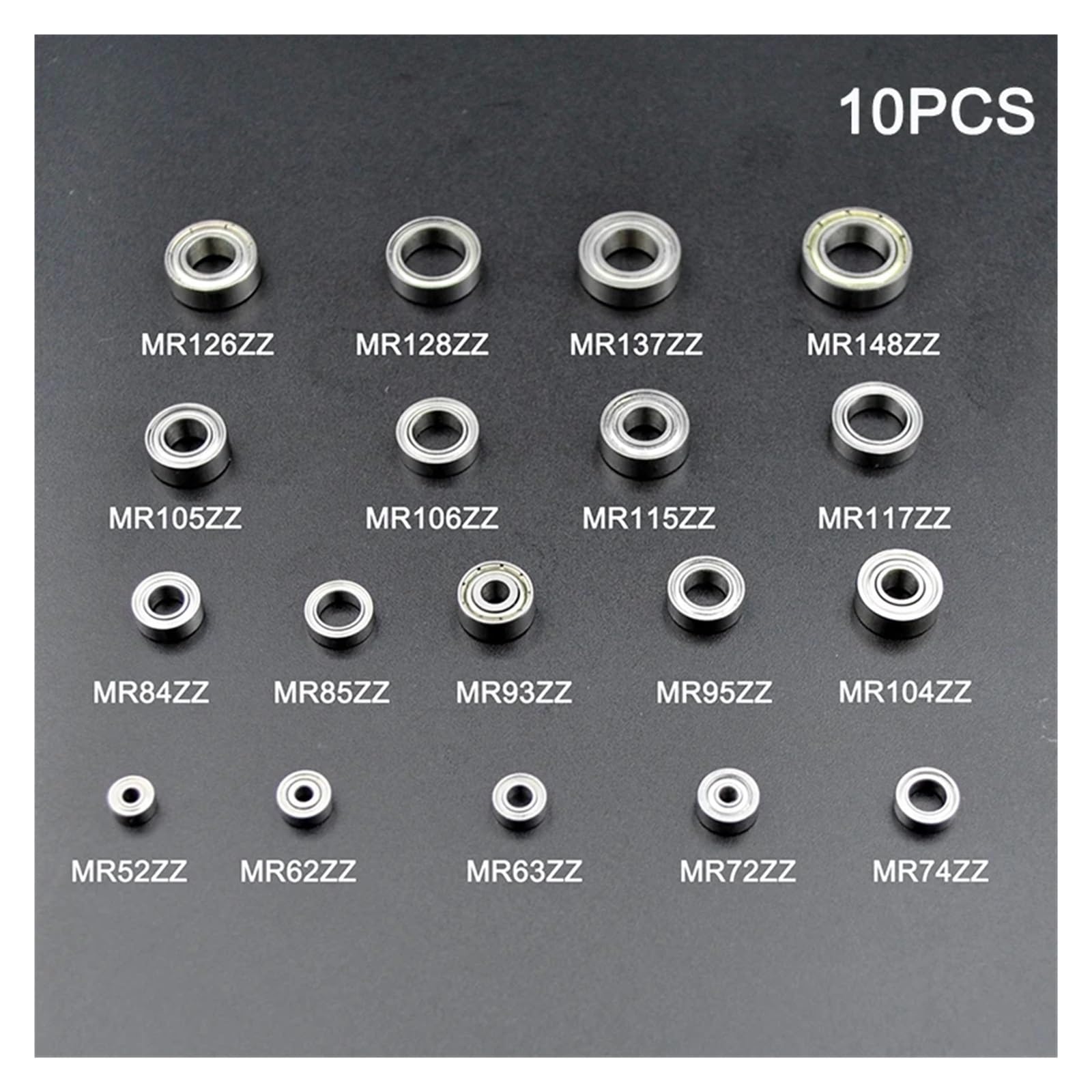 10 stücke MR126 ZZ 6 * 12 * 4mm 2Z 6mm innen durchmesser kugellager