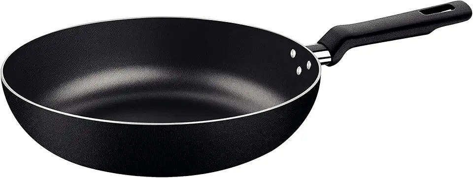 Frigideira Funda Tramontina Loreto em Alumínio com Revestimento Interno e Externo em Antiaderente Starflon Max Grafite 24 cm 2,2 L