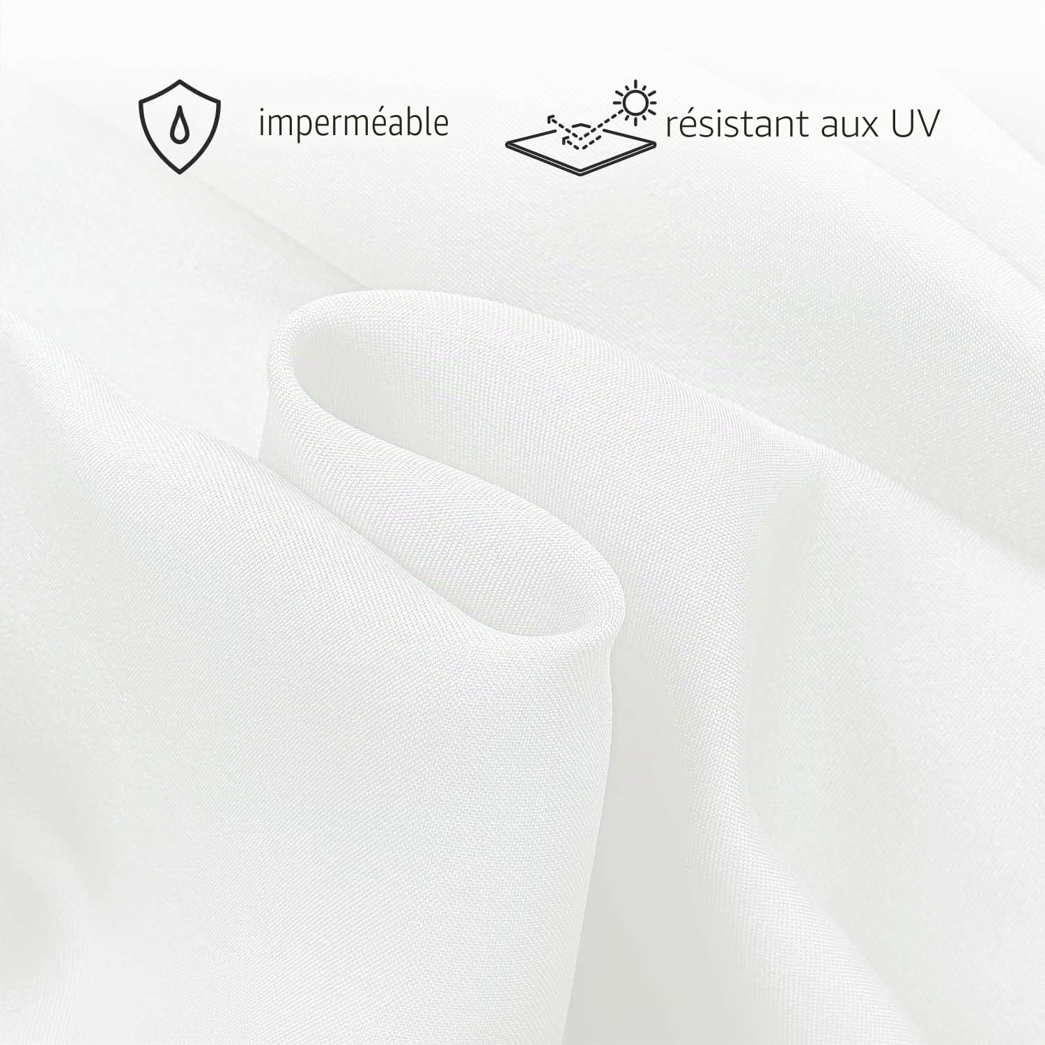 Beusi - tonnelle de jardin 3 x 2 m en fer avec bâche en polyester, 4 rideaux latéraux et 4 moustiquaires avec fermetures éclair et lacets