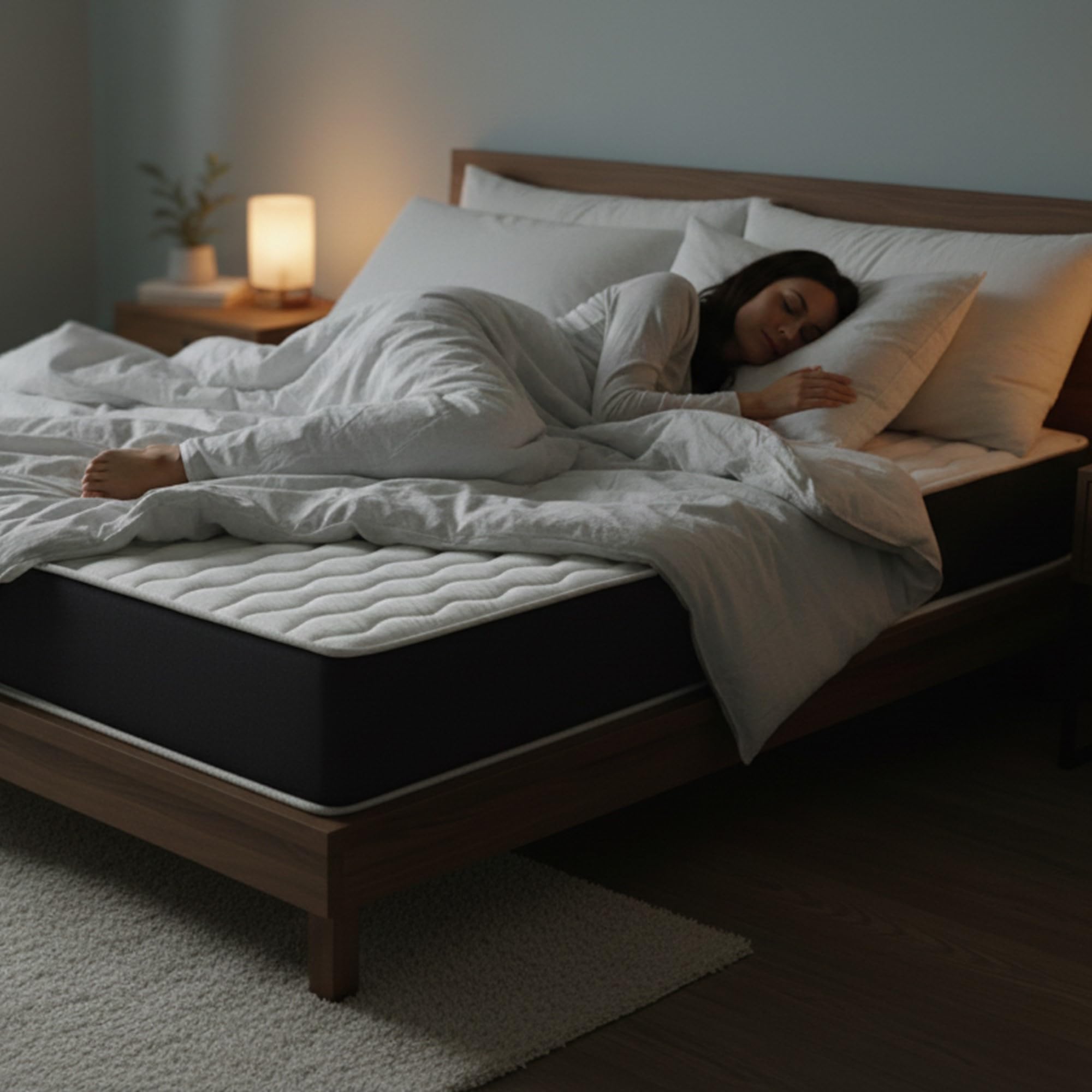 MATTREX | Colchón Viscoelástico Altura 21 cm para Cama de 90x190 - Colchón Visco Firmeza Alta, Transpirable y Anti Acaros, 100% Made in Spain