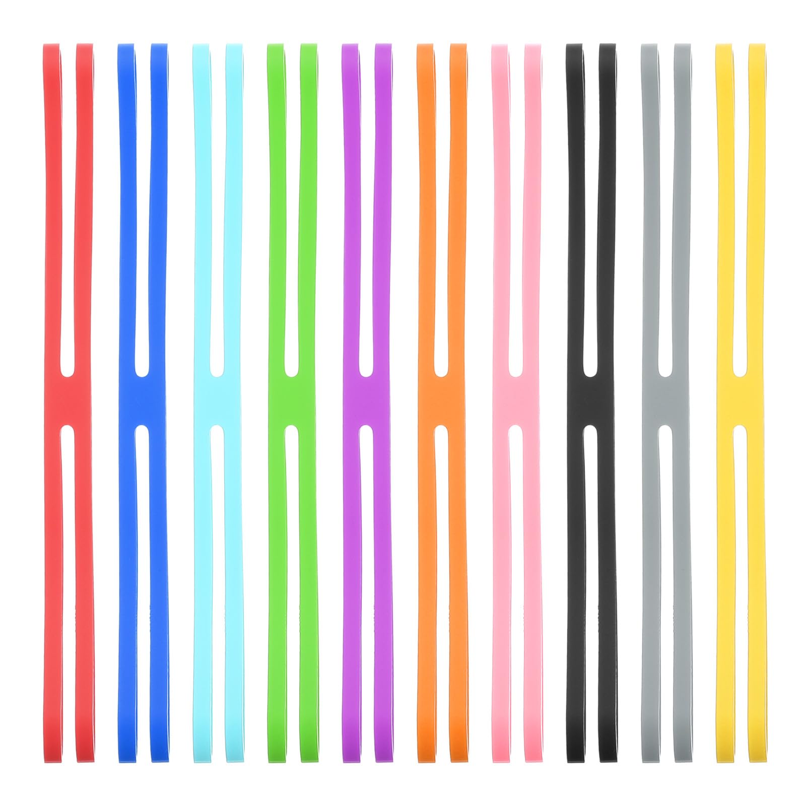PATIKIL 6 Inch H Band Silicone Rubber Bands