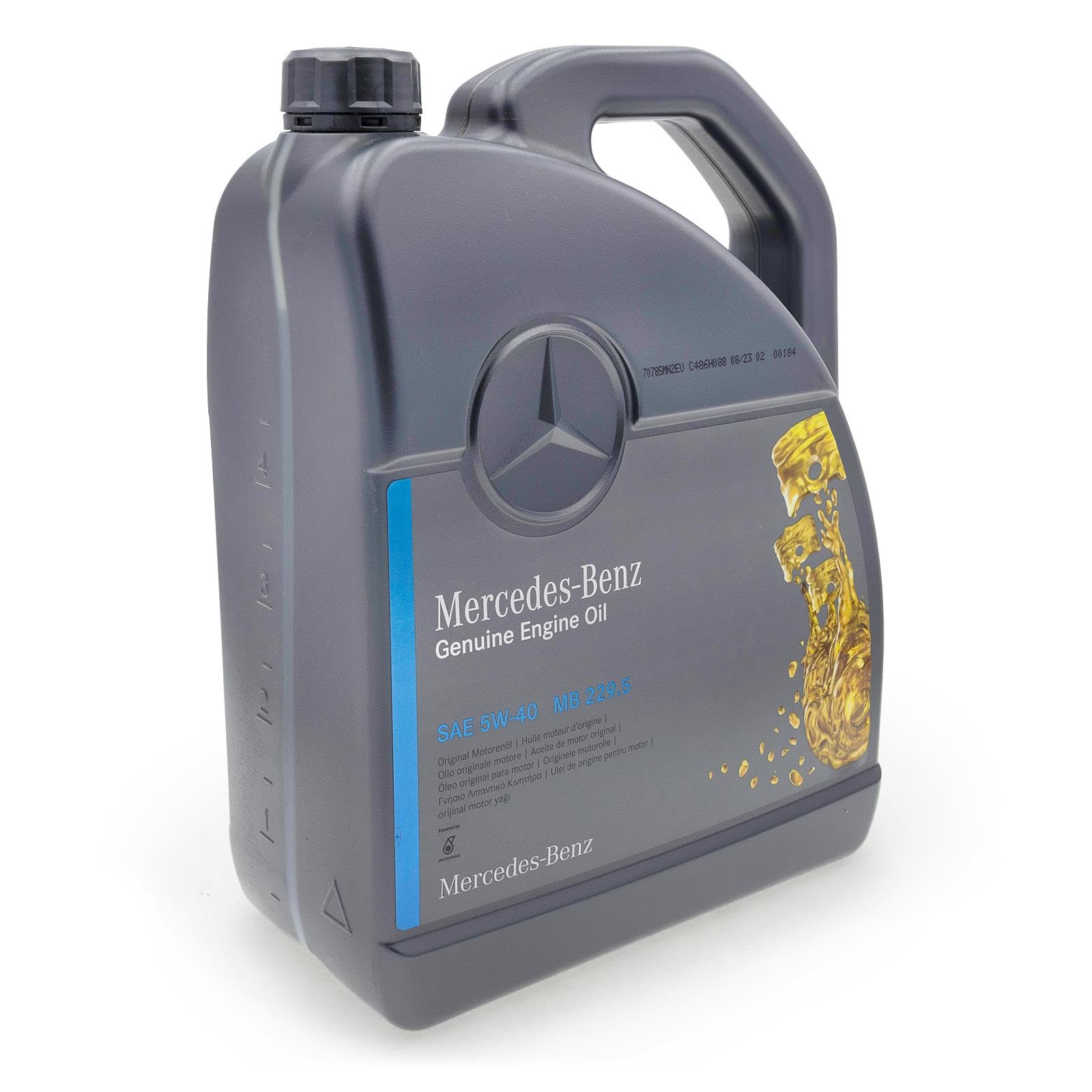 Mercedes-Benz 5W-40 MB 229.5 - Set de aceite de motor original de 10 litros
