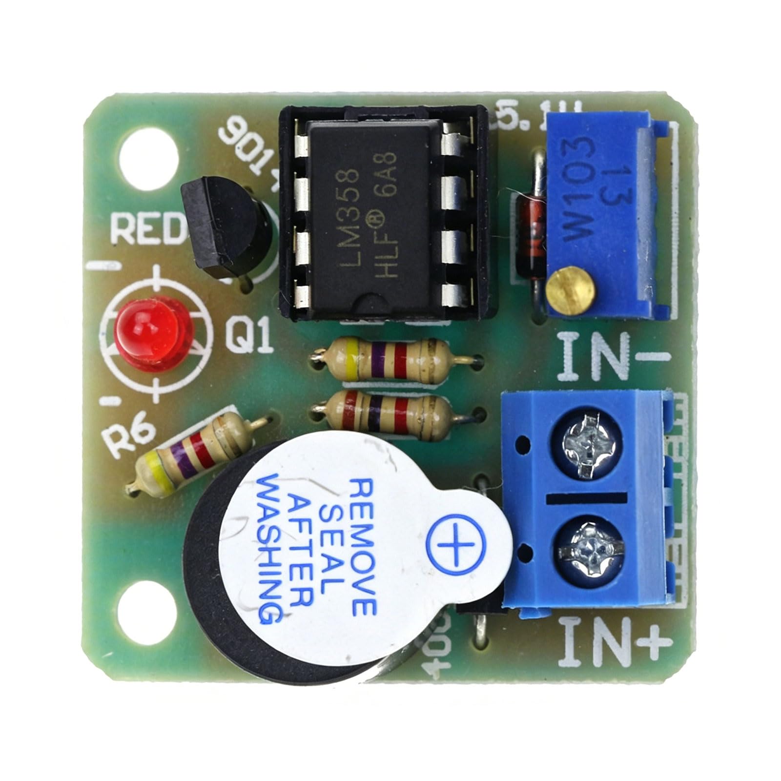 9V 12V Electronic Battery Low Voltages Alarm Module with LED Indicators and Buzzers for Over Discharge Protective Battery Over Discharge Security Board