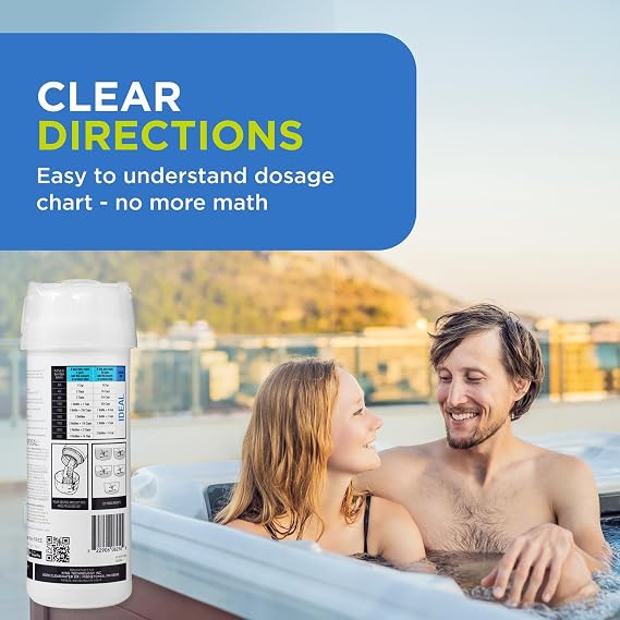 FROG Soothe Calcium Total Hardness Increaser for Hot Tubs and Swim Spas - 2 lb Bottle with TruDose Measuring Cap for Easy Maintenance & Balancing - 2 Pack