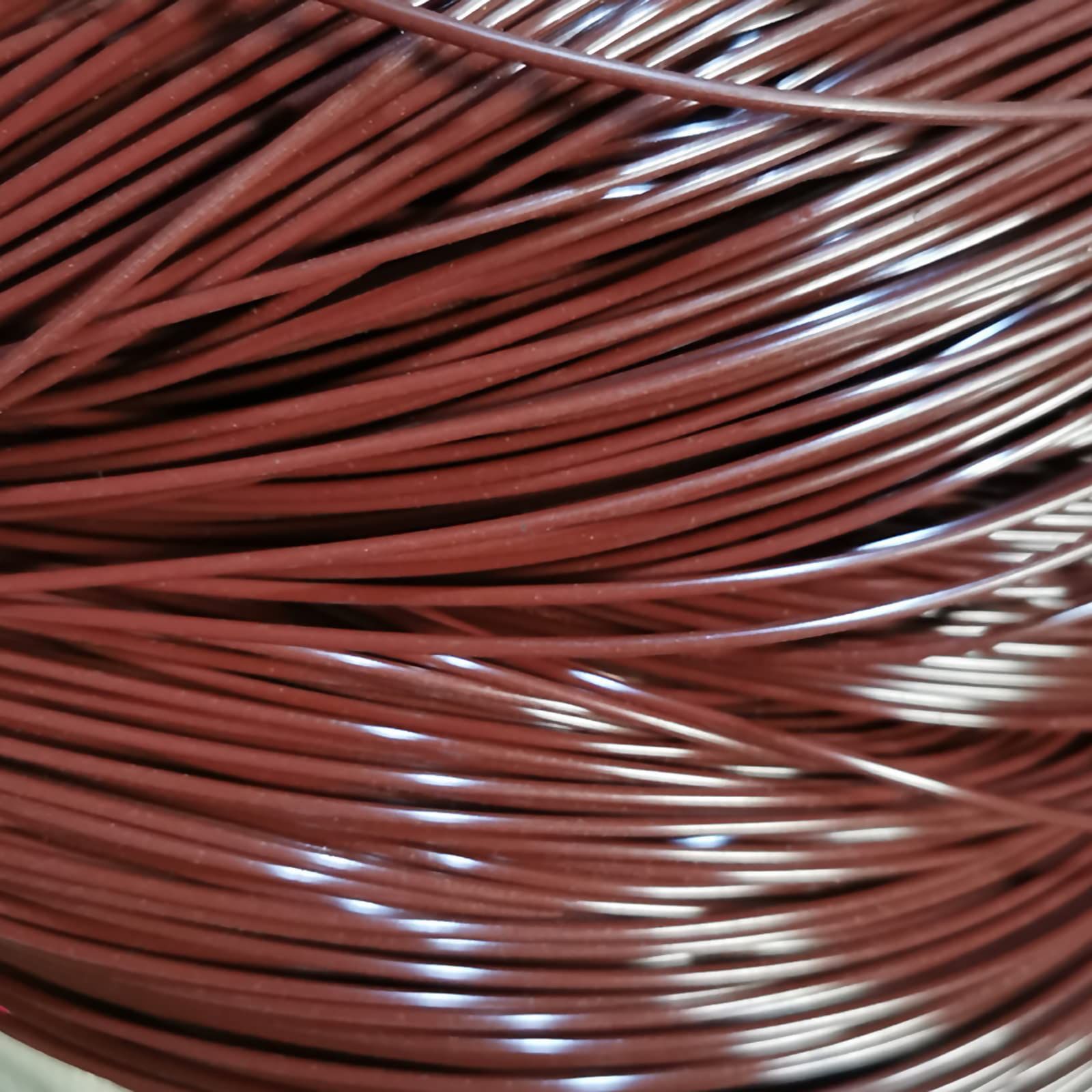 Rotin rond solide de 2.4mm YebiO marron pour réparer les chaises et paniers