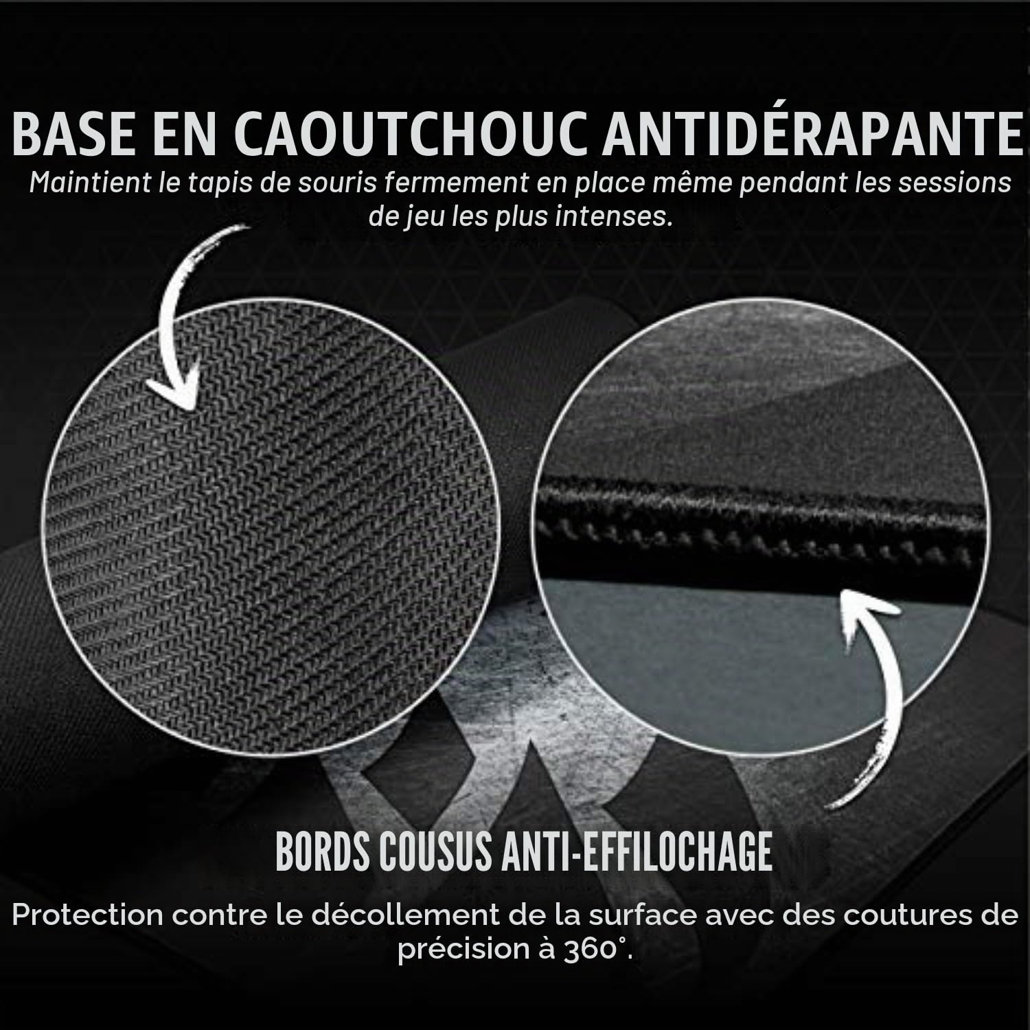 Corsair MM350 Pro Tapis de Souris Gaming – Élargi XL – Noir/Gris