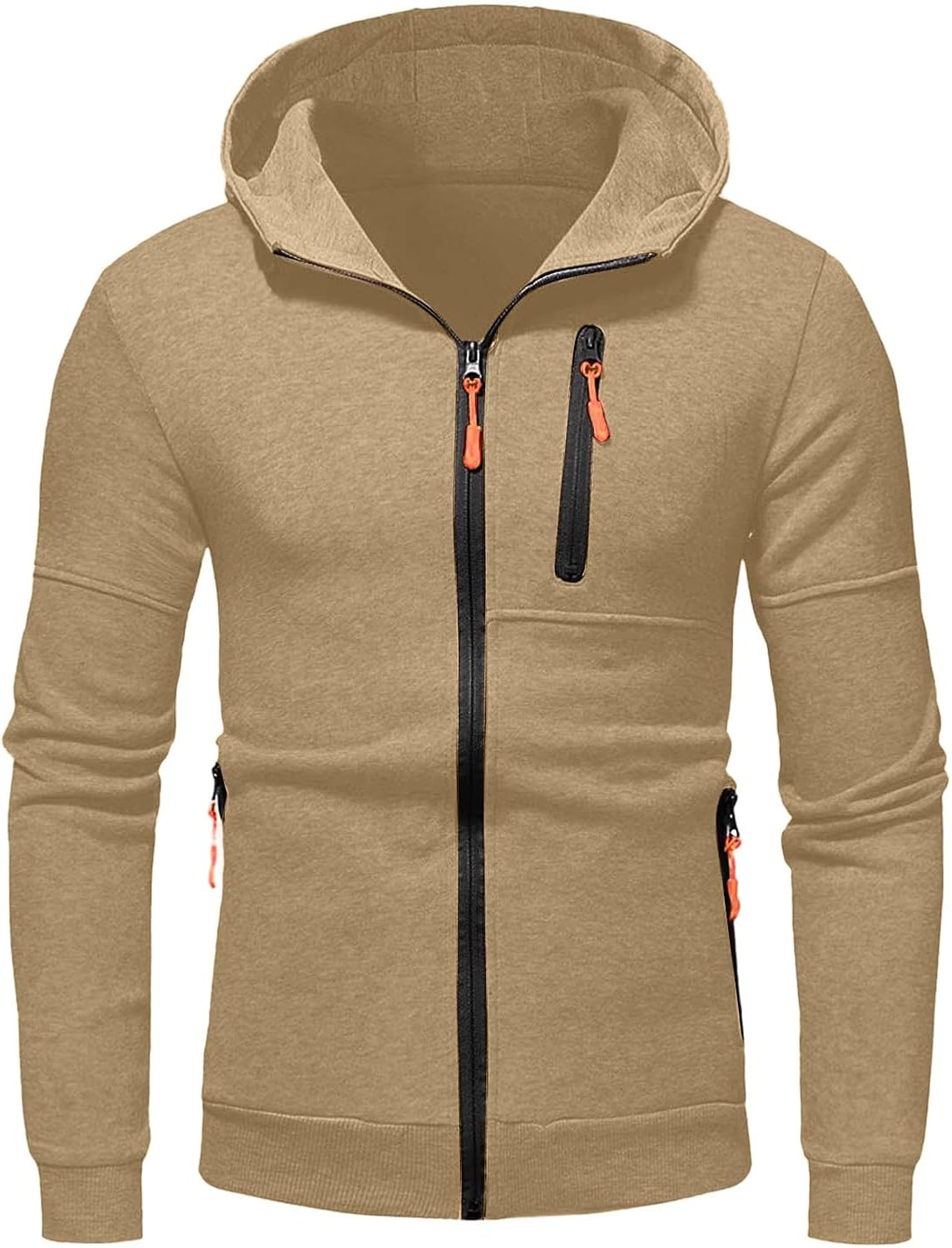 Boys Girls Hoodie Winter Hooded Sweatshirt Sports Jacket Zip Warm Outerwear Coats For Kids