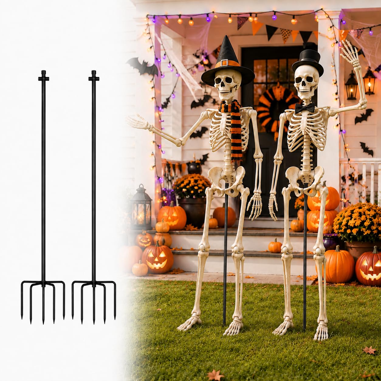 Photo 1 of Vivinova Skeleton Stand 2 Pack