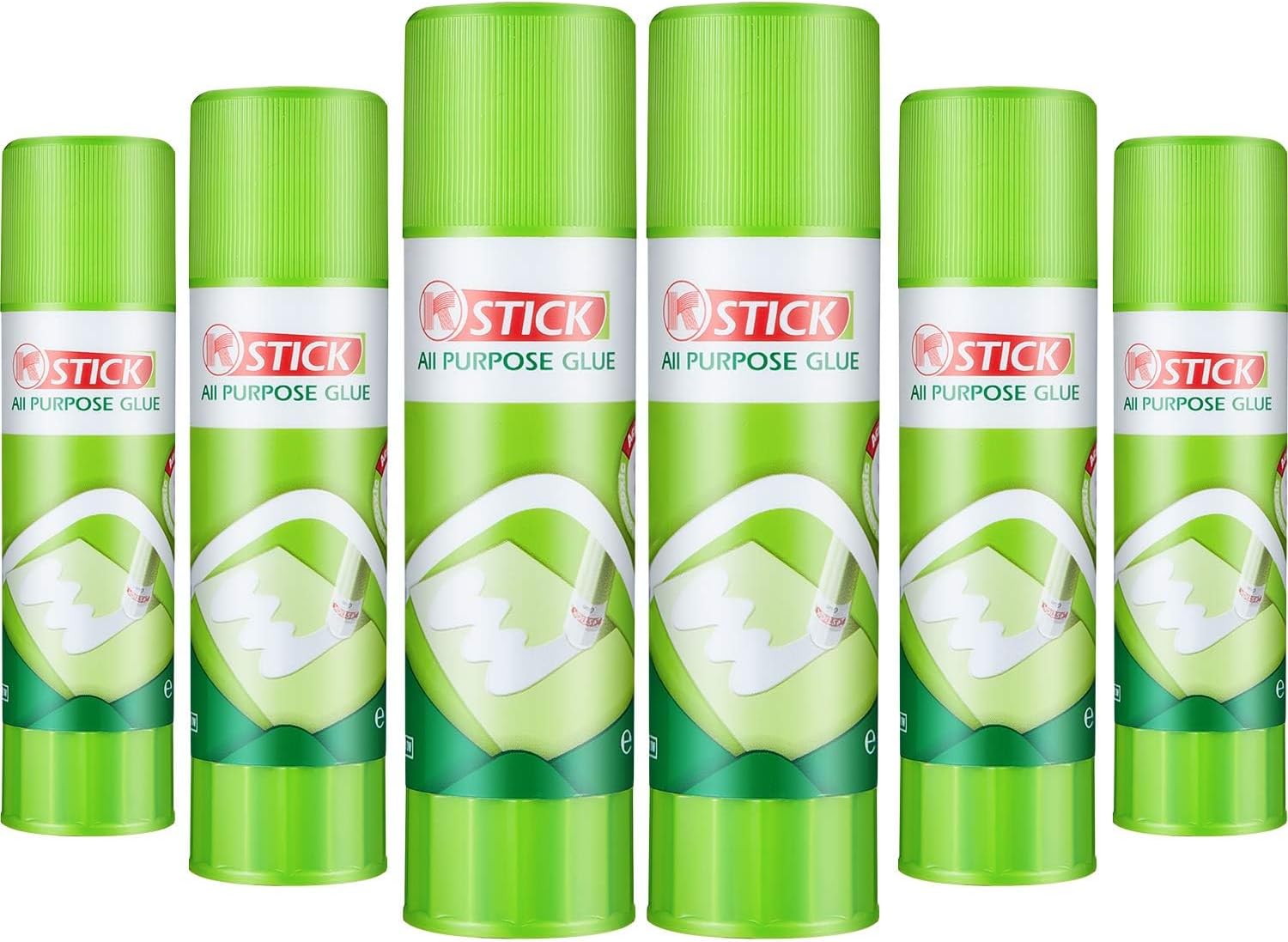 NALACAL 3D Printer Glue Sticks PVP Solid Glue Sticks, Perfect First Layer Adhesion, Washable, Non-Toxic, Reduce Warping, for 3D Printer Hot Bed Removing Printing Models, PLA, ABS, PETG (6 Pieces)