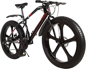Amazon | 大人用26インチマウンテンバイク、ビーチスノーファット