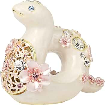 【未使用】＜桜白蛇＞白蛇 東京銀座PICALS 東京銀座PICALS 【正規品】＜桜小蛇＞白蛇 巳年 干支の置物 さくら