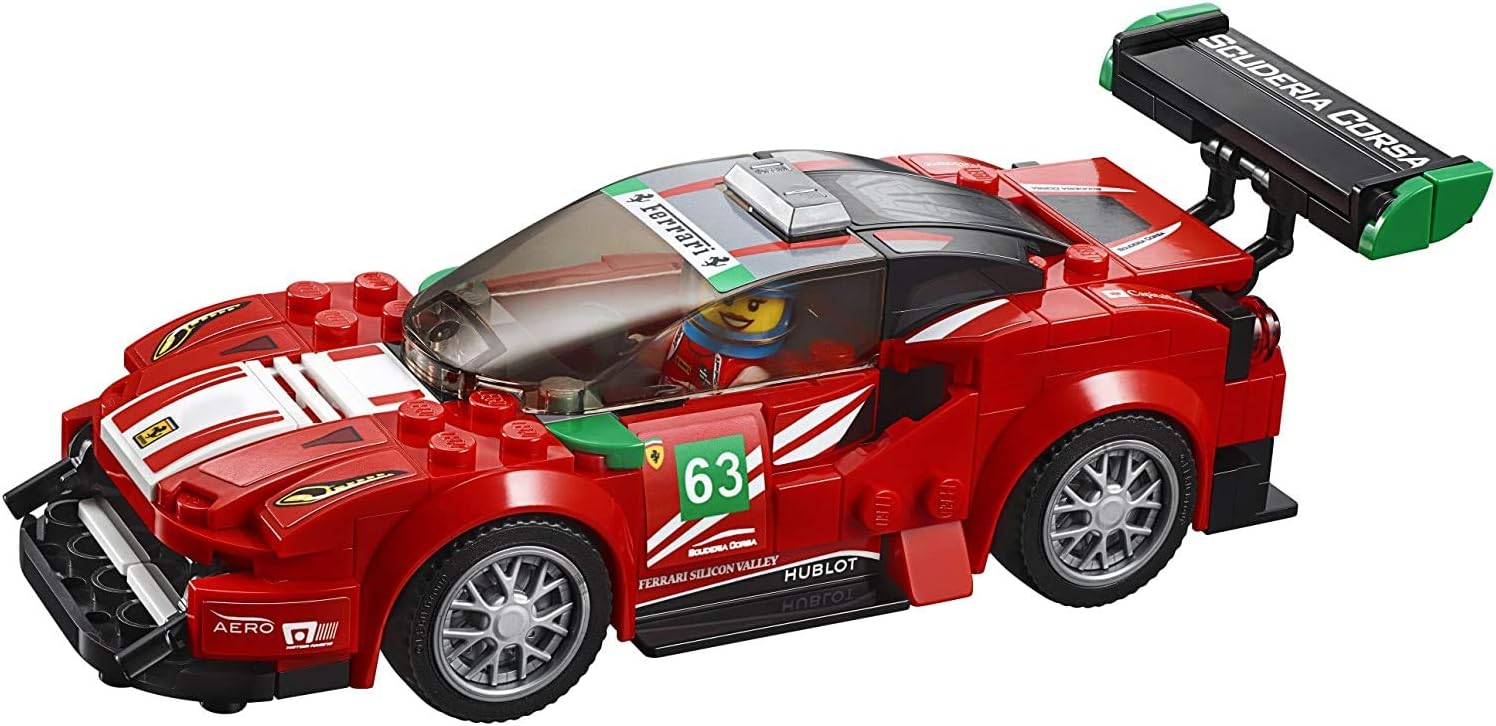 Speed Champions Ferrari 488 GT3 โScuderia Corsaโ 75886 Building Kit (179 Pieces)