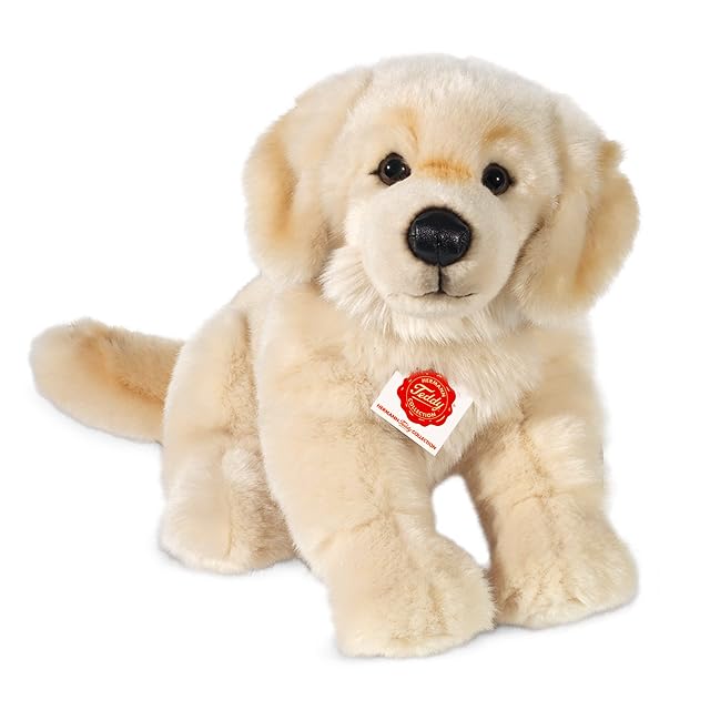 Teddy Hermann 92746 Golden Retriever Sentado 30 cm, Peluche