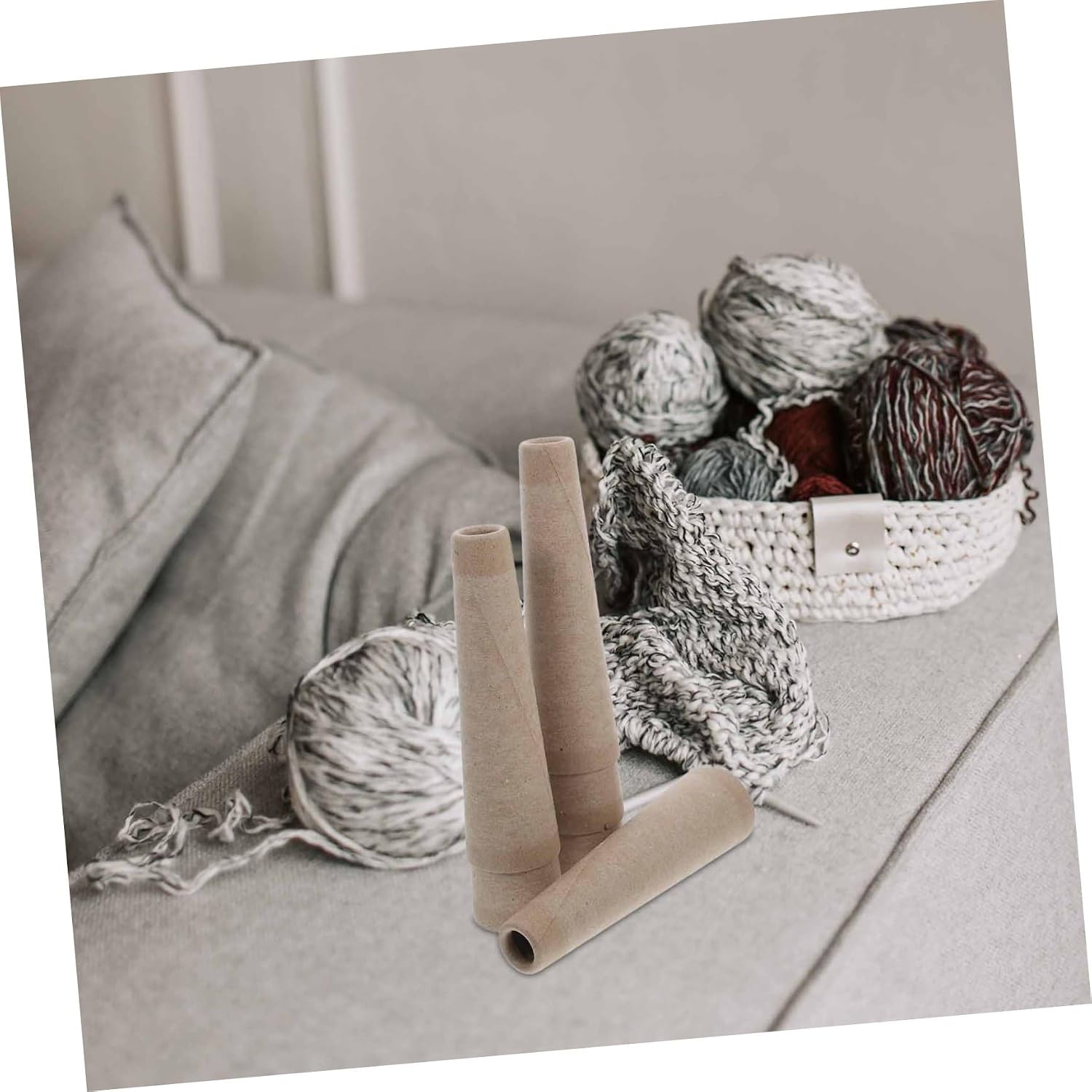 6pcs Paper Yarn Winder Reels for Crocheters and Crafters