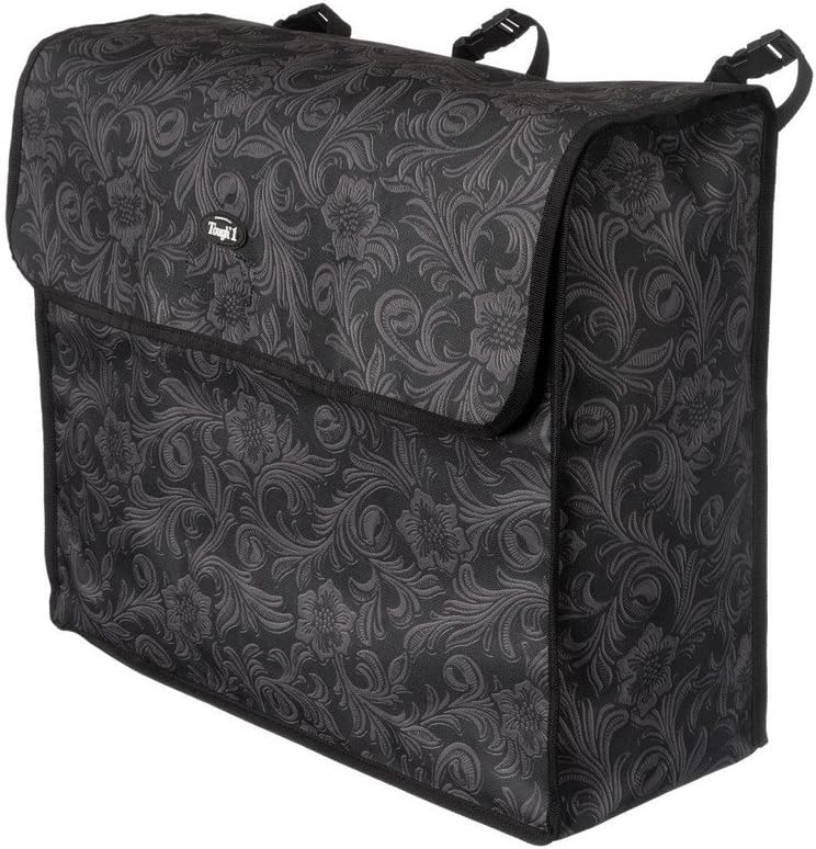 Tough-1 Blanket Storage Bag Black Tooled Leather : Pet Supplies