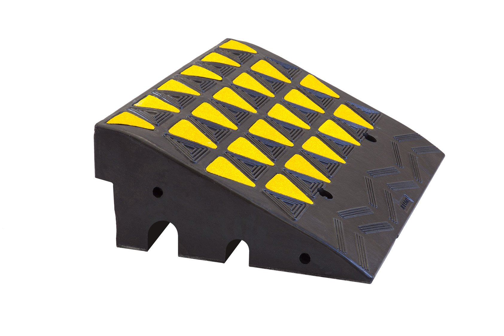 The Ramp People 15cm Kerb Ramp Heavy Duty with Fixings 15,000kg Capacity- Rubber Ramp for Driveways, Cars, Motorbikes, Sheds, Container