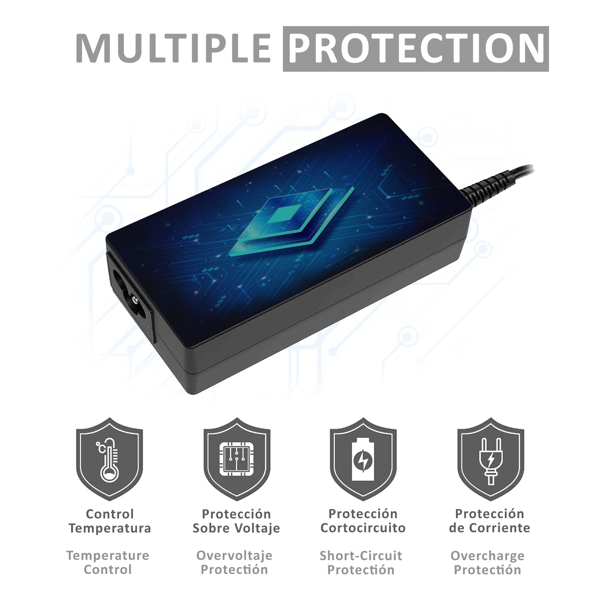 Chargeur 65W 19V 3.42A Pour Packard Bell Easynote TSX62HR - Neuf Générique