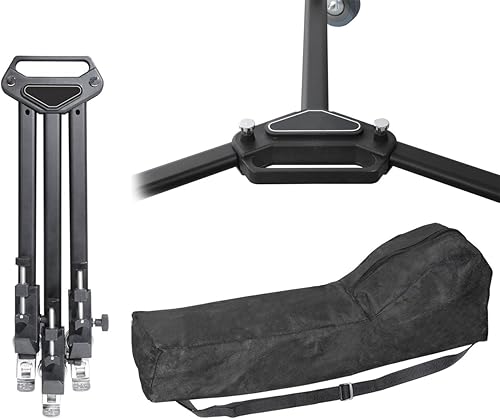 Miniatura 3 de Elite Series - Trípode universal profesional con ruedas de bloqueo y bloqueo de un solo paso para todas las cámaras y videocámaras y un paño de