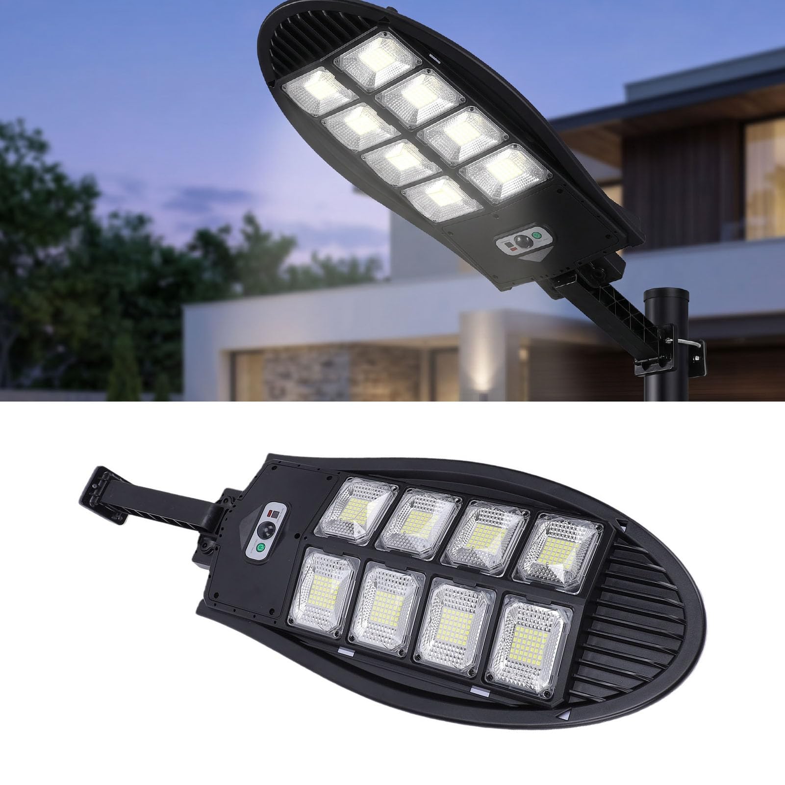 Sxhlseller Solar-Bewegungssensor Außenleuchte, Helle 10W LED