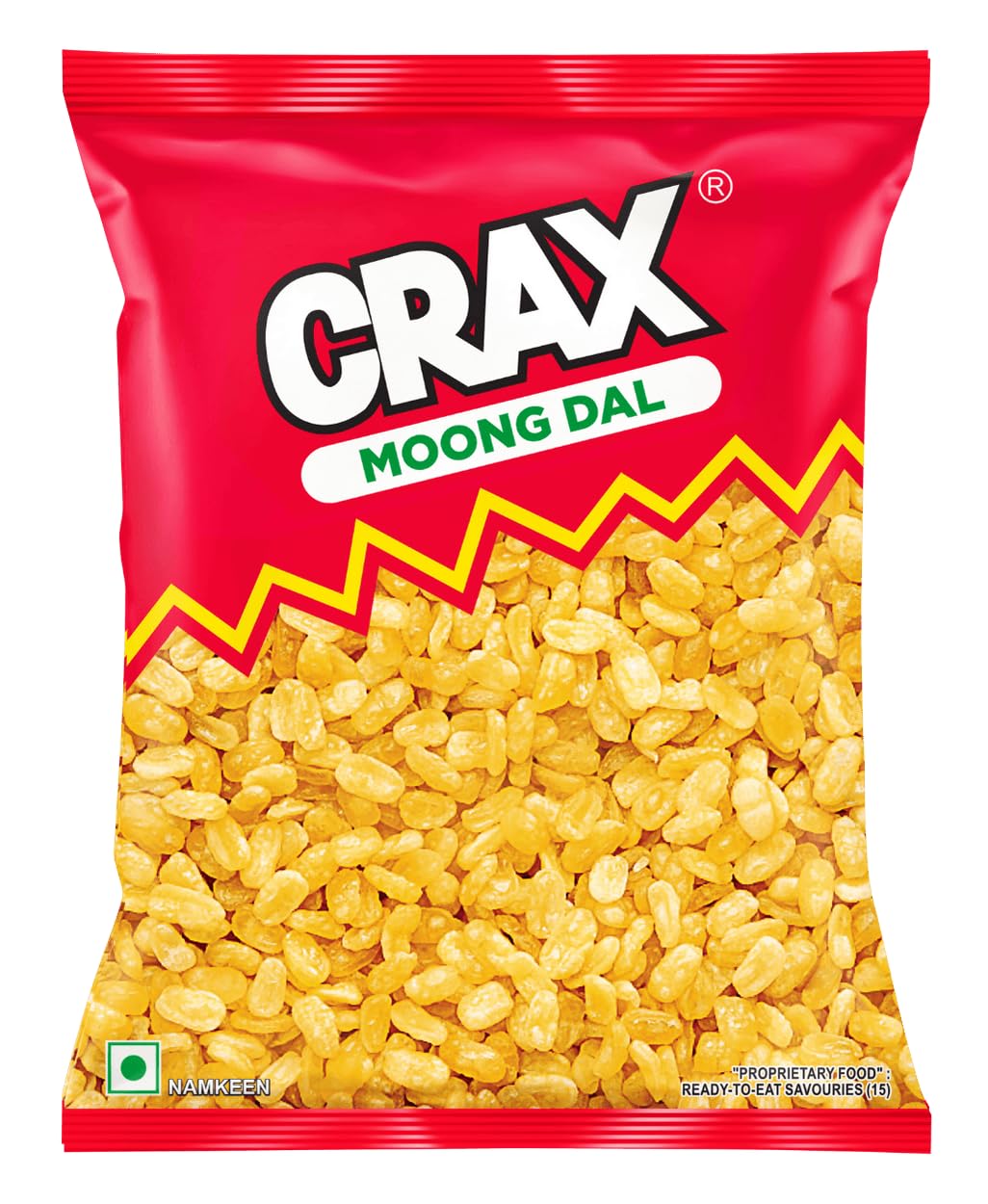 Epiken Crax Moong Dal Namkeen 160g||Crunchy & Spicy Moong dal Bhujia Snack|Indian Namkeen|Spicy Tadka|Social Gatherings,Fun Snack|Crunchy Gourmet Snacks for Parties,Drinks,Tea & Coffee|100% Vegetarian