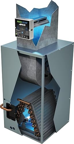 Miniatura 6 de APCO Filtro de matriz de carbono para purificador de aire UV HVAC, incluye lámpara UVC dual de 2 años para bobinas (Serie 120-277 VAC) #