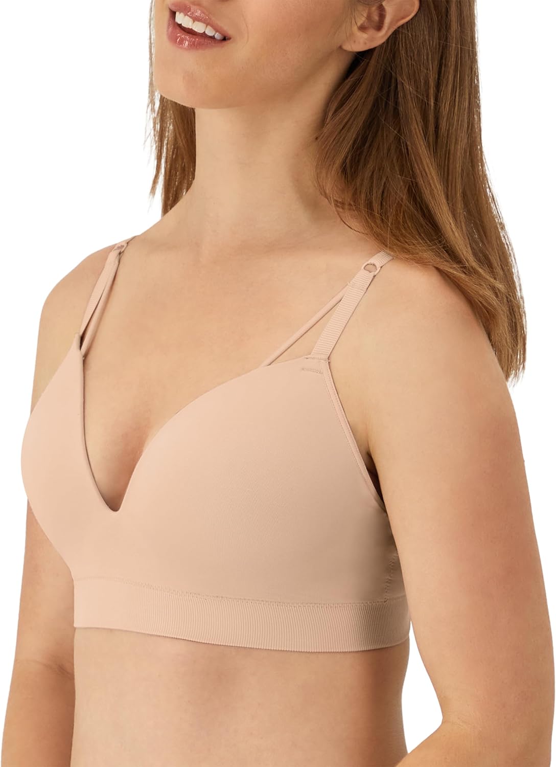 Maidenform Women's M, Seamless Foam, Wireless Bra with Sweetheart Neckline - Image 2