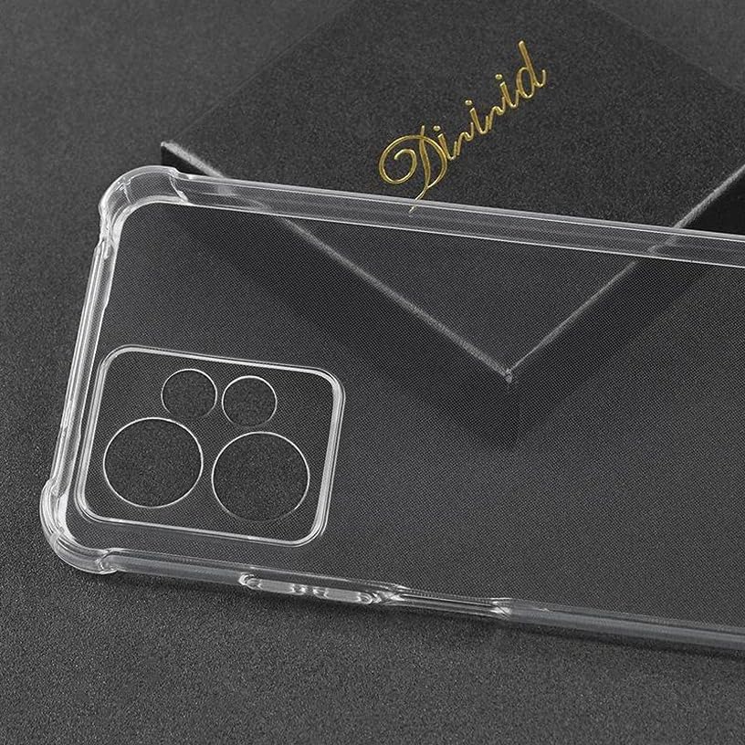 Image of BOXXO Flexible Back Cover for Mi Redmi Note 12 4G | Back Cover Transparent Clear Shockproof Case Four Corner Protection | Slim Protective Mobile Phone Cover for Mi Redmi Note 12 4G