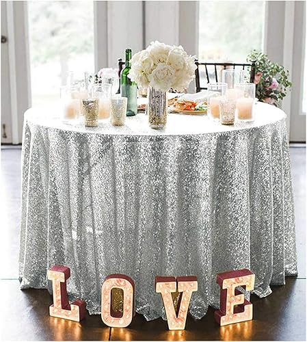 Mantel rectangular de lentejuelas para mesa -0905S