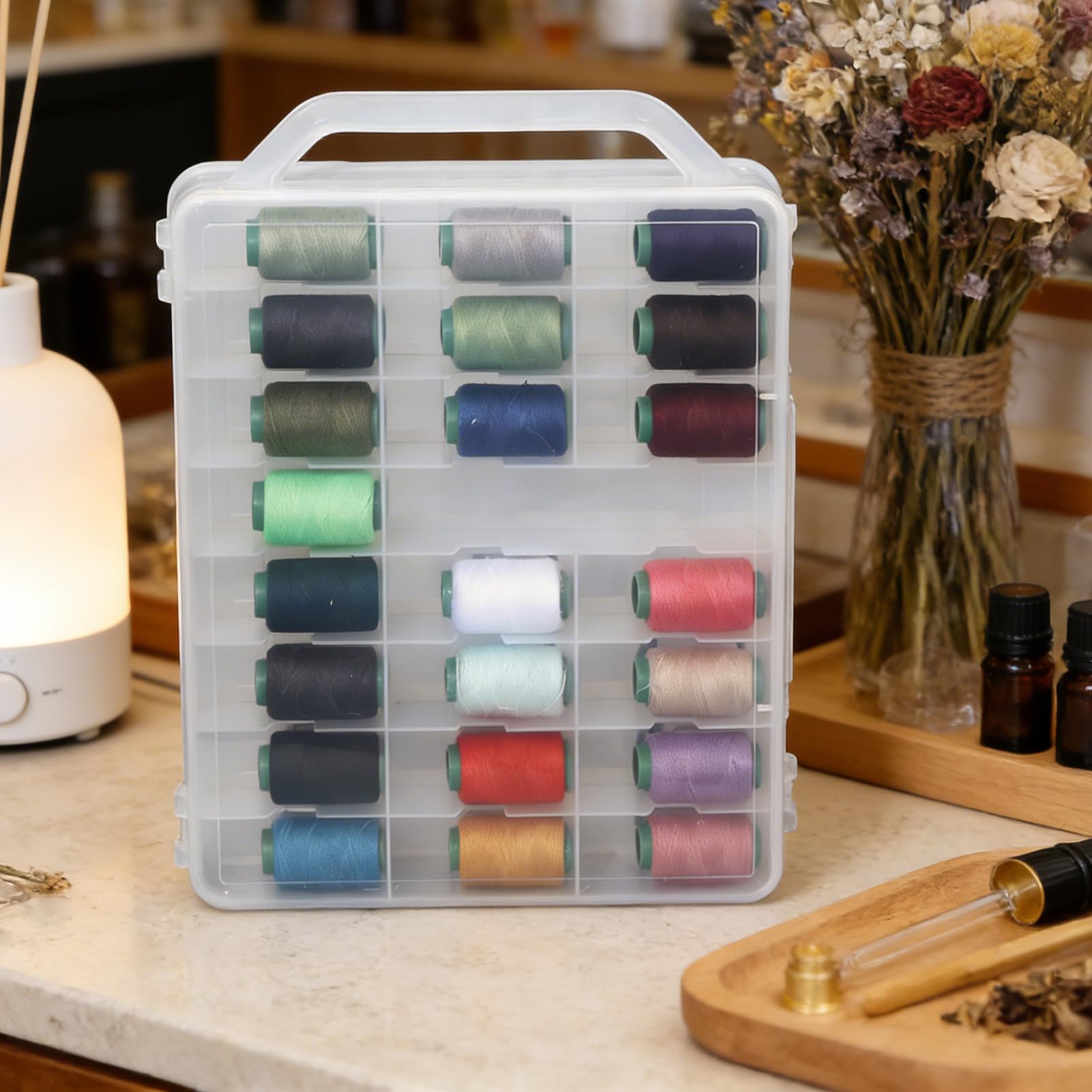 Conteneurs de rangement transparents Casier D'Organisation Anti-Poussière