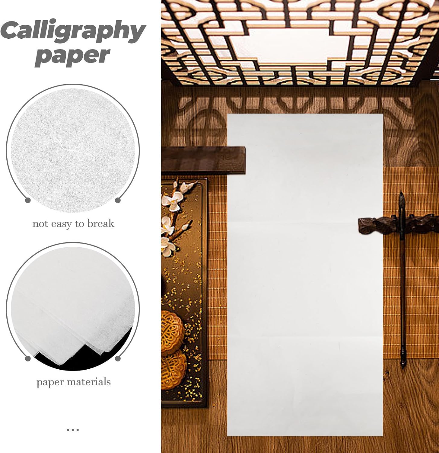 NIYANGLE 10 Sheets Handmade Decoupage Sheets White Loose Drawing Sheets for Calligraphy Painting and Watercolor Practices for Decoration and Scrapbooking