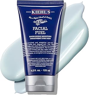 Facial Fuel Moisturiser for Men, Energising Daily Men's Face Cream with Caffeine, Vitamins and Chestnut Extract that Contain Antioxidants to Help Reduce Dullness, (Full Size or Bundle)