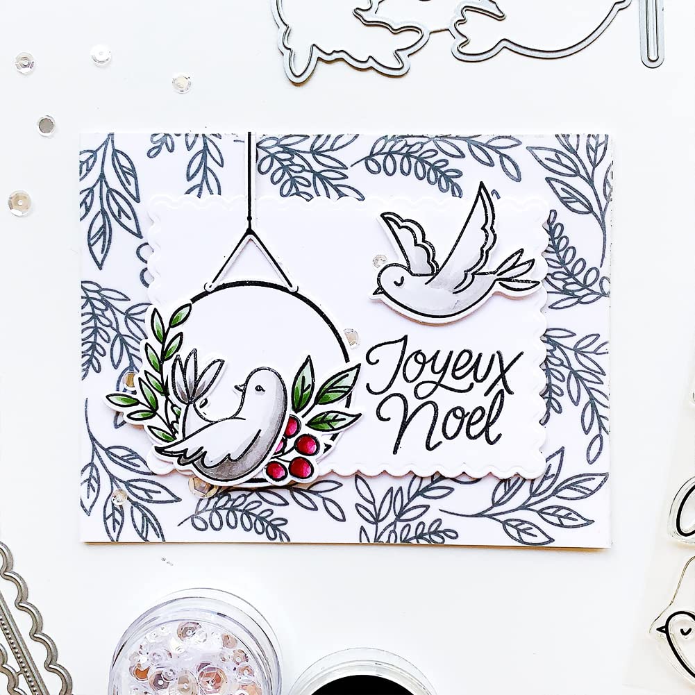 Weihnachts-Stanzschablone Aus Metall – DIY-Werkzeug Für Grußkarten & Scrapbooking | Kohlenstoffstahl, Silberfarben