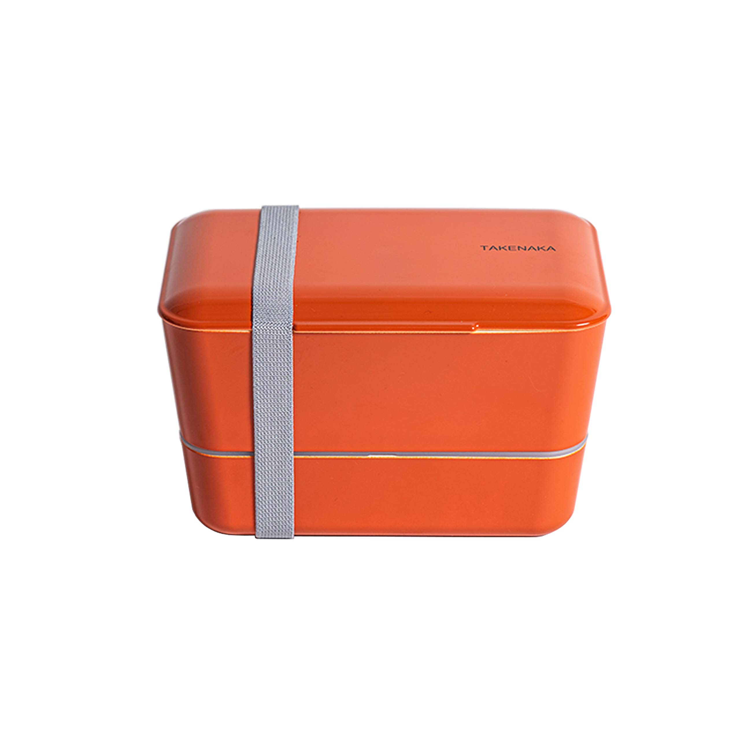 Topdrawer Takenaka Double Layer Bento Box, Microwave and Dishwasher Safe, BPA Free, Persimmon