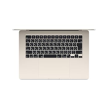 Amazon.co.jp: Apple 2024 MacBook Air (15インチ, 8コアCPUと10