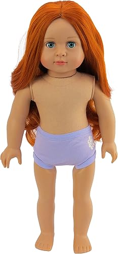 Miniatura 10 de American Fashion World Muñeca de vinilo "Isabella" de 18 pulgadas con pelo largo morena  Muñeca desnuda  Calidad y diseño premium