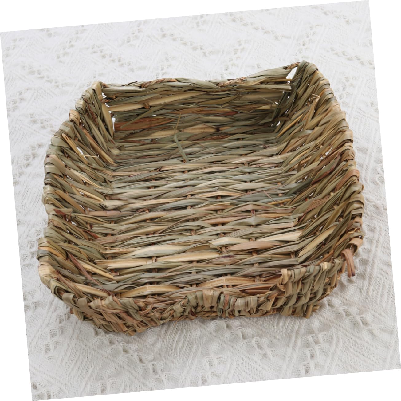 Guinea Pig Bed Woven Grass Mattress for Small Animals Rabbit Bed for Rabbits