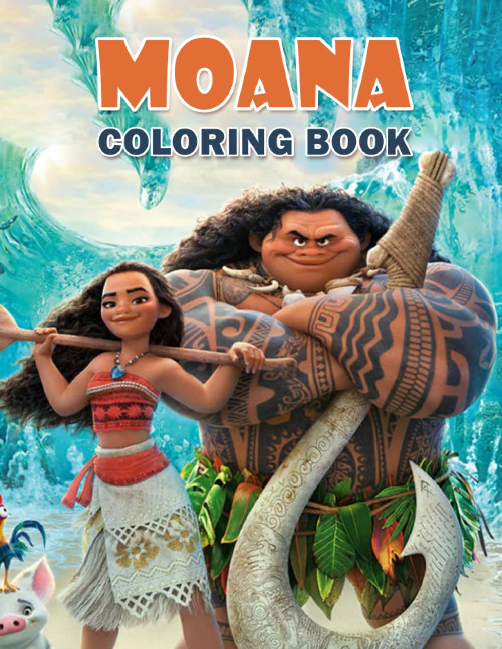 Buy Moàna Coloring Book: Moanà Coloring Book For Kids Jumbo Coloring ...