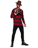 A Nightmare on Elm Street Adult Freddy Krueger Sweater | Officially Licensed | Horror Costume
