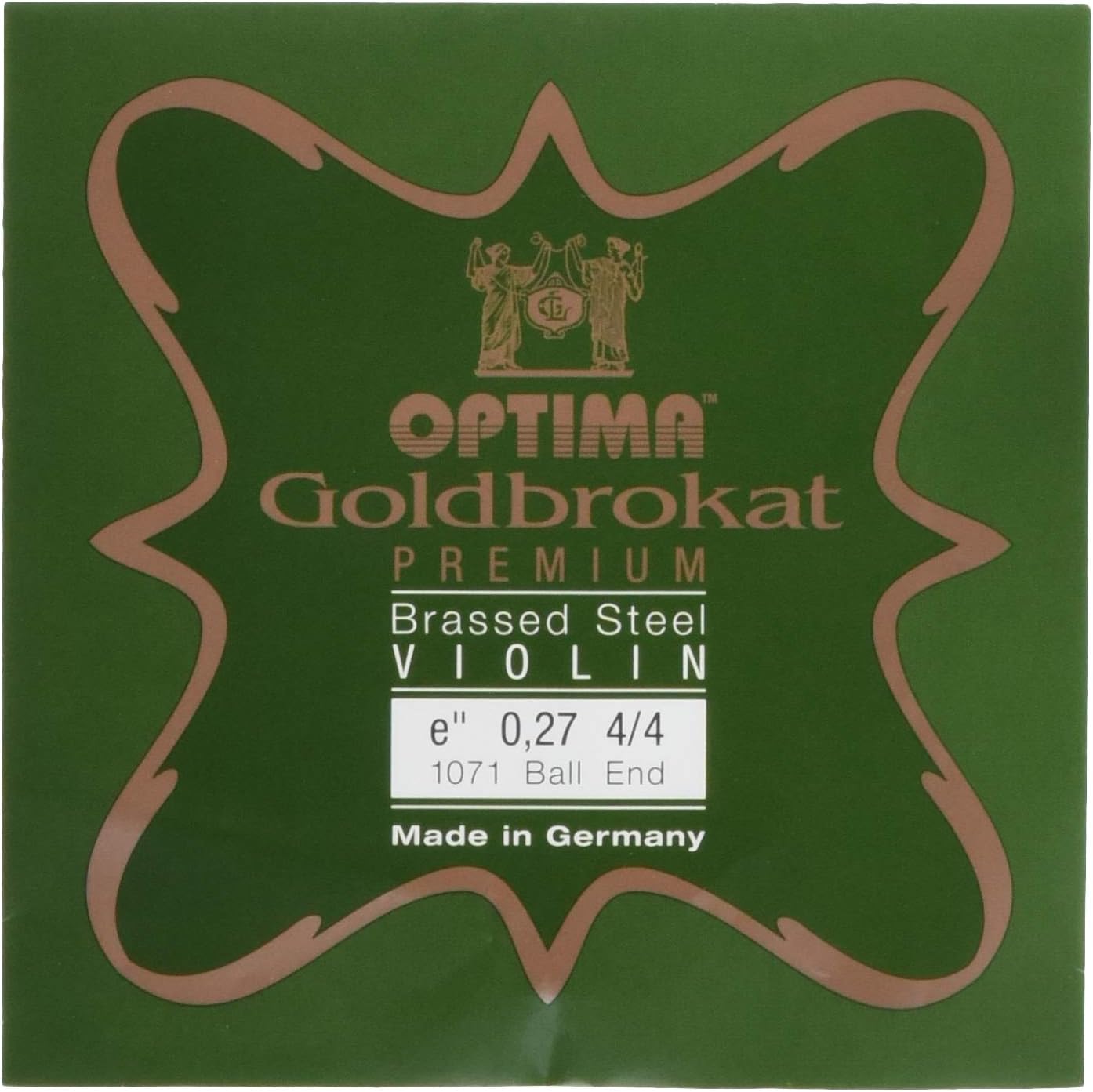 Gold Bro Cut Premium Brass Violin Strings E-Wire (0.27 Ball End)