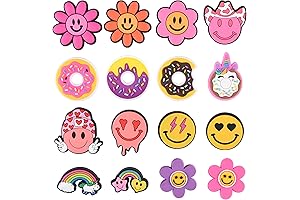 Charming Smiley Sunflower Shoe Accessory