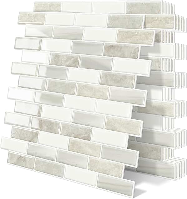 Thick Peel and Stick Backsplash Tile 12