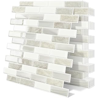 Carrelage Adhesif Mural Credence Adhesive Cuisine 3d Relief 10 Pièces