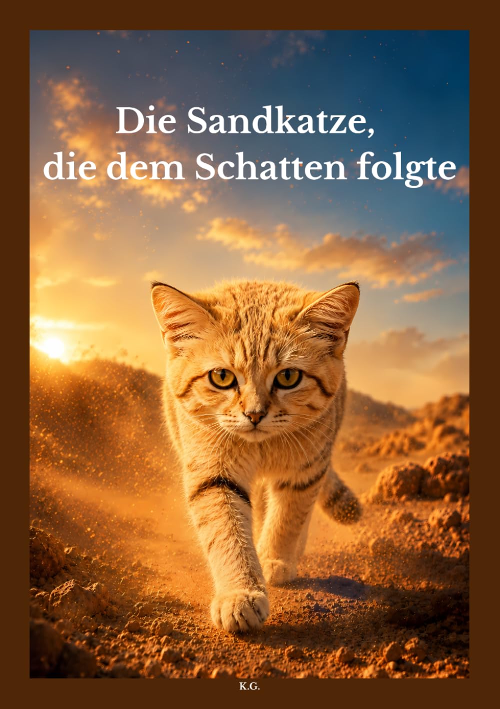 Die Sandkatze, die dem Schatten folgte