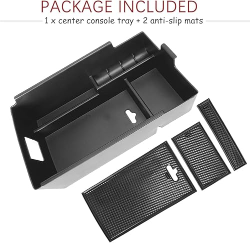 Miniatura 5 de MARCHFA Bandeja organizadora de consola central compatible con Chevy Equinox 2018, 2019, 2020, 2021, 2022, 2023, 2024, accesorios para Chevy