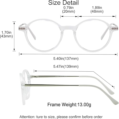 Miniatura 9 de Lentes de bloqueo de luz azul, antifatiga ocular, gafas de TV para mujer, antirreflejos