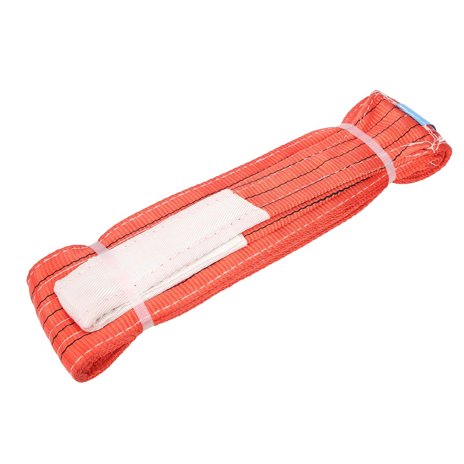 5T 3 Meter Hebeband Doppelaugenriemenschnalle Polyester-Flachhebegurt für Industrielle Flachhub-Tragegurte