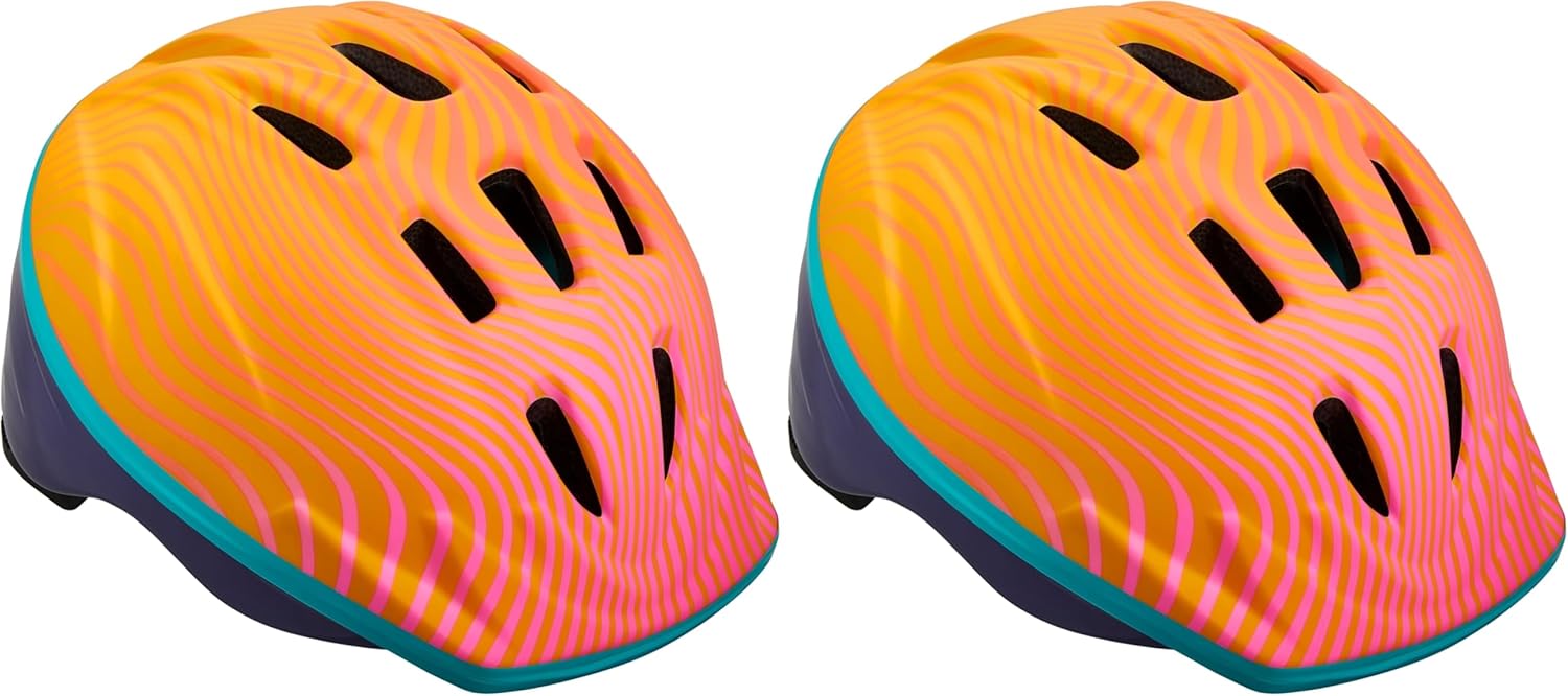 Schwinn Classic Bike Helmet for Kids, Purple Polkadots, Helmet for Kids Ages 1-3, Ultra Lightweight, Adjustable Dial, Full Coverage with Vented Airflow, Infant and Toddler Bike Helmet